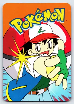 Alakazam #065 2000 Pokemon Vending Prism Holo Sticker Card Authentic Nintendo Nm - Image 2