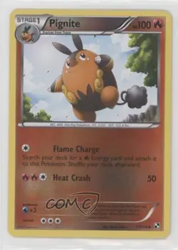 Pignite Reverse Foil Pokemon Black & White Base Set #17 12ok - Image 1