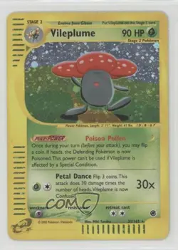 Vileplume Holo Pokemon e-Card Series Expedition #31 2002 09bq - Image 1