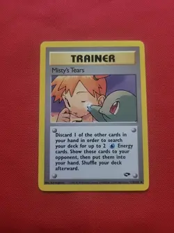 Pokemon: Misty's Tears #118/132 Gym Challenge 2000 WOTC Vintage - LP+   - T160 - Image 1