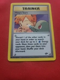Pokemon: Misty's Tears #118/132 Gym Challenge 2000 WOTC Vintage - LP+   - T160 - Image 13