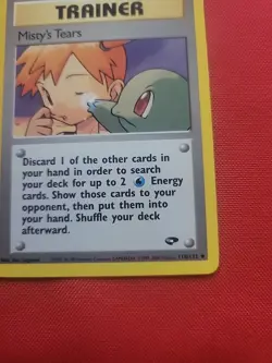 Pokemon: Misty's Tears #118/132 Gym Challenge 2000 WOTC Vintage - LP+   - T160 - Image 6