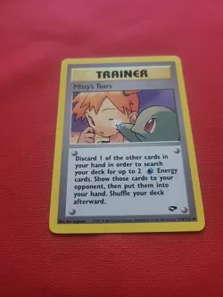 Pokemon: Misty's Tears #118/132 Gym Challenge 2000 WOTC Vintage - LP+   - T160 - Image 8