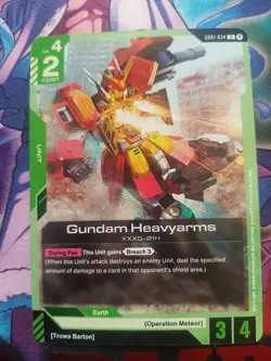 Gundam TCG Green Card Lot x4 Of Each Card. - Image 2