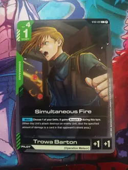 Gundam TCG Green Card Lot x4 Of Each Card. - Image 3