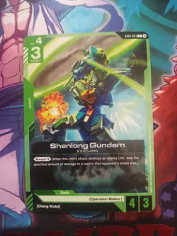Gundam TCG Green Card Lot x4 Of Each Card. - Image 5
