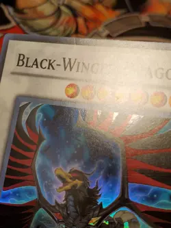 Yugioh Black-Winged Dragon DP11-EN016 Super Rare 1st Edition VLP - Image 2