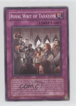 Royal Writ of Taxation 1st Ed. YuGiOh Power the Duelist #POTD-EN054 2006 0xz9 - Image 1