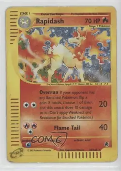 Rapidash Holo Pokemon e-Card Series Expedition #26 2002 00lh - Image 1