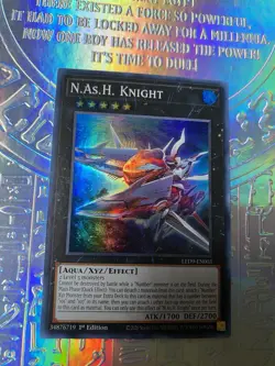 1X NM N.As.H. Knight - LED9-EN003 - Super Rare 1st Edition - yugioh tcg - Image 2