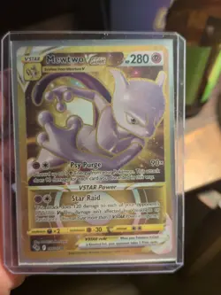 Pokemon TCG Mewtwo VSTAR Secret Rare Card 86/78 PokÃ©mon Go - Image 1