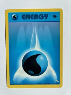 Pokemon Card 2000 Gym Heroes Water Energy 132/132 1st Edition NM-Mint - Image 1