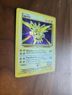 Pokemon card Zapdos 016/102 Base Set Holo, MP FREE SHIPPING, US SELLER - Image 4