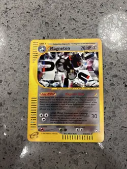 PokÃ©mon TCG Magneton Aquapolis Holo Card H16/32 Rare - Image 1