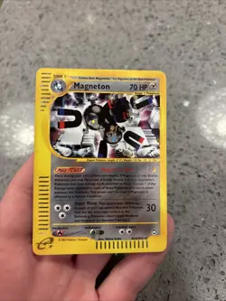 PokÃ©mon TCG Magneton Aquapolis Holo Card H16/32 Rare - Image 3