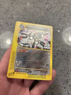PokÃ©mon TCG Magneton Aquapolis Holo Card H16/32 Rare - Image 4