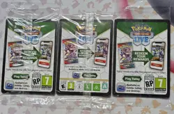 3x SEALED TOXTRICITY 063/189 POKEMON CARD KNOCKOUT COLLECTION PROMO COSMO HOLO C - Image 2
