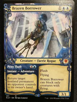 Brazen Borrower (Showcase) Throne of Eldraine Mythic #281 Regular NM MTG - Image 1