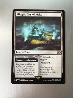 Midgar, City Of Mako - 286 - Magic: Final Fantasy MTG - Rare - Regular - FFVII - Image 1