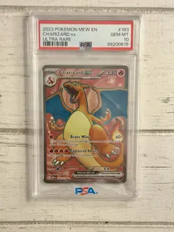 2023 Pokemon SV 151 - MEW EN Charizard ex #183/165 PSA 10 GEM MINT!! - Image 1
