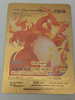 Pokemon Gold Foil Card Charizard Near Mint Single (Pokemon TCG) - Image 1