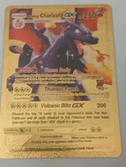 Pokemon Gold Foil Card Charizard Near Mint Single (Pokemon TCG) - Image 1