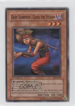 Dark Scorpion - Chick the Yellow 1st Ed. YuGiOh Crisis #DCR-026 2003 3y7 - Image 1