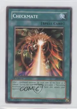 Checkmate 1st Ed. YuGiOh Dark Crisis #DCR-089 2003 3y7 - Image 1