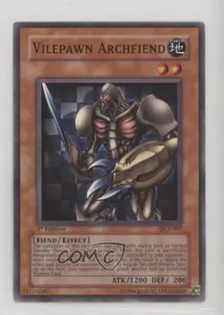 Vilepawn Archfiend 1st Ed. YuGiOh Dark Crisis #DCR-067 2003 1de9 - Image 1