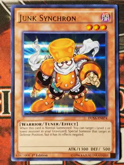 Yugioh Junk Synchron DUSA-EN074 Ultra Rare 1st Edition NM - Image 1