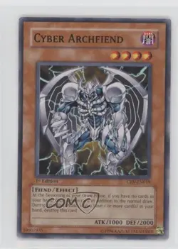 Cyber Archfiend 1st Ed. YuGiOh netic Revolution #CRV-EN019 2005 0bt4 - Image 1