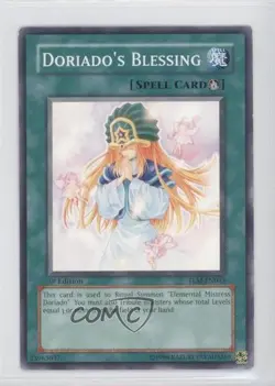 Doriado's Blessing 1st Ed. YuGiOh The Lost Millenium #TLM-EN043 2005 3y7 - Image 1