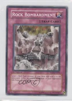 Rock Bombardment 1st Ed. YuGiOh The Lost Millenium #TLM-EN055 2005 3y7 - Image 1