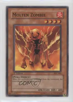 Molten Zombie 1st Ed. YuGiOh Invasion of Chaos #IOC-064 2004 0l37 - Image 1