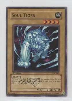 Soul Tiger 1st Ed. YuGiOh Invasion of Chaos #IOC-003 2004 0po4 - Image 1