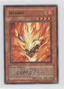 Inferno 1st Ed. YuGiOh Invasion of Chaos #IOC-019 2004 2m6 - Image 1