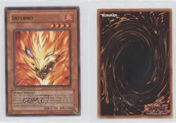 Inferno 1st Ed. YuGiOh Invasion of Chaos #IOC-019 2004 2m6 - Image 3