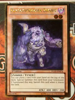 Yugioh Plaguespreader Zombie PGLD-EN074 Gold Rare 1st Edition MP - Image 1