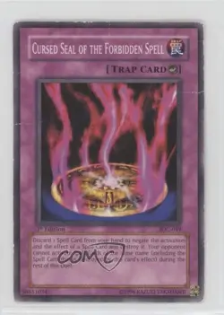 Cursed Seal of the Forbidden Spell 1st Ed. YuGiOh Invasion Chaos #IOC-049 0nr3 - Image 1
