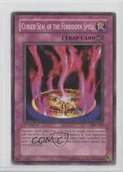 Cursed Seal of the Forbidden Spell 1st Ed. YuGiOh Invasion Chaos #IOC-049 06ak - Image 1