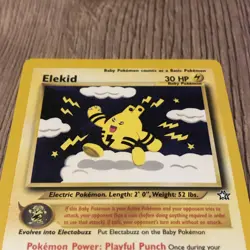 Pokemon Card - Elekid 22/111 Non Holo Rare Neo Genesis WOTC LP/NM - Image 3