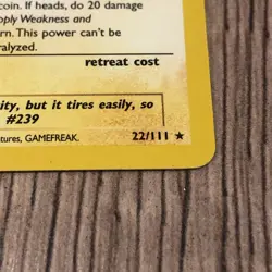 Pokemon Card - Elekid 22/111 Non Holo Rare Neo Genesis WOTC LP/NM - Image 4