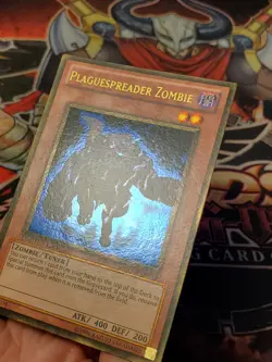 Yugioh Plaguespreader Zombie GLD3-EN019 Gold Rare Limited Edition NM - Image 3