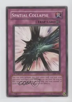 Spatial Collapse 1st Ed. YuGiOh Invasion of Chaos #IOC-051 2004 0po4 - Image 1