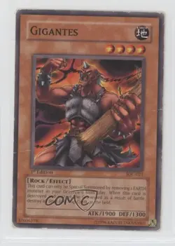 Gigantes 1st Ed. YuGiOh Invasion of Chaos #IOC-021 2004 nh3 - Image 1