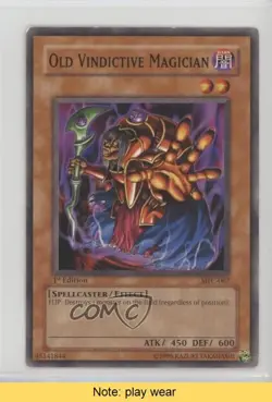 Old Vindictive Magician 1st Ed. YuGiOh 's Force #MFC-067 2003 READ 00eu - Image 1