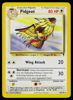 Pokemon Card - Pidgeot Legendary Collection 33/110 Rare - Image 1