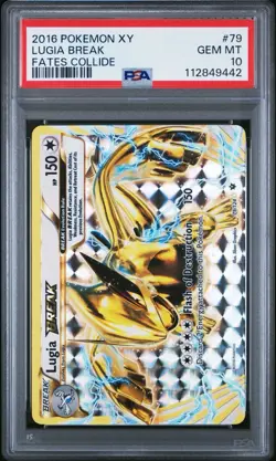Lugia Break XY Fates Collide Card 79/124 PSA 10 Gem Mint - LOW POP - Image 1