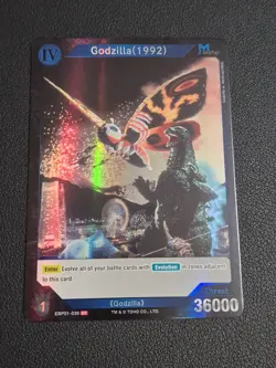 Godzilla Card Game ENGLISH EBP01-036 Godzilla(1992) - Image 3