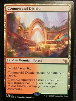 MTG Commercial District Murders at Karlov Manor 0259 Regular Rare NM - Image 1